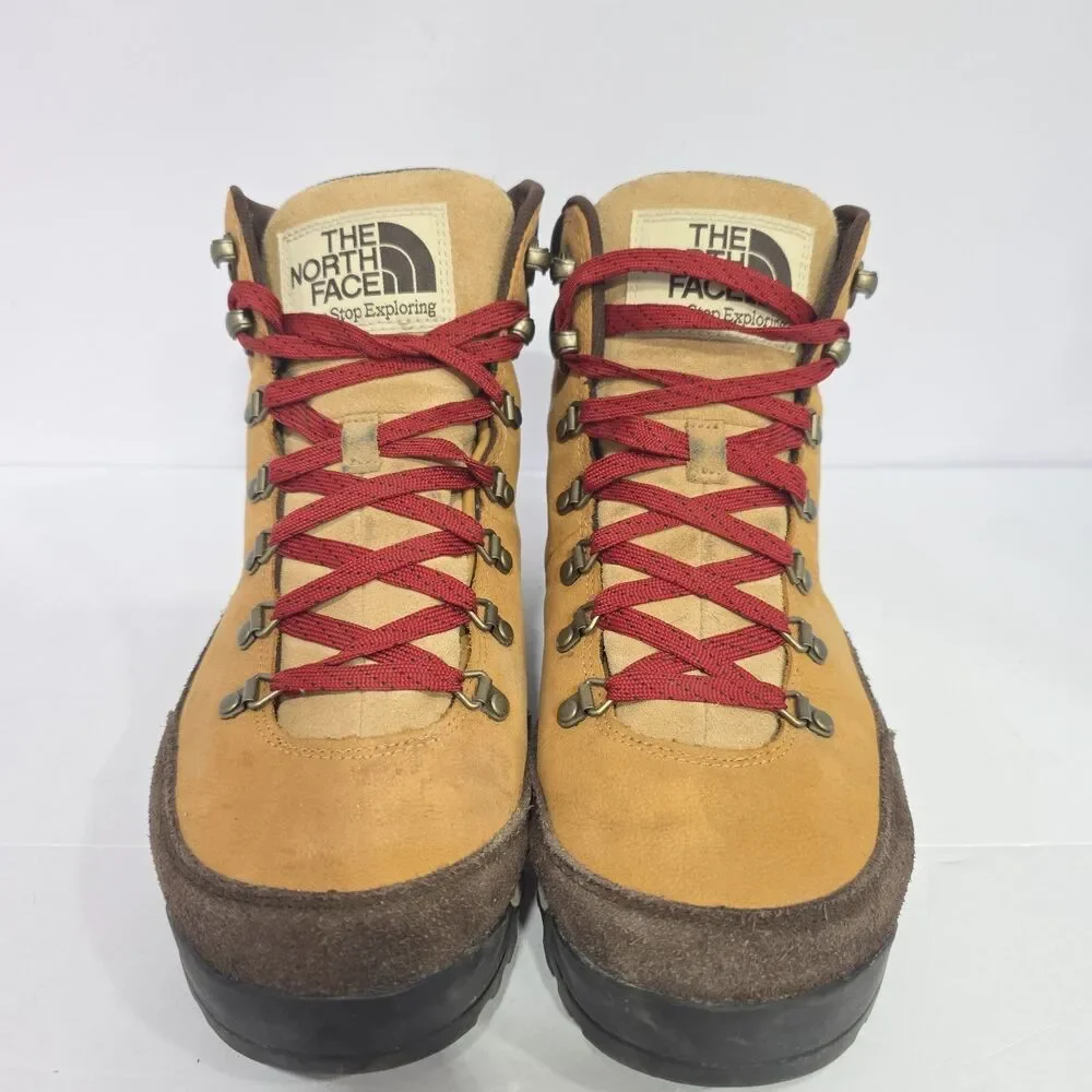 The North Face Back-to-Berkeley Boots Men 10.5 Brown Black Red Waterproof Prima
